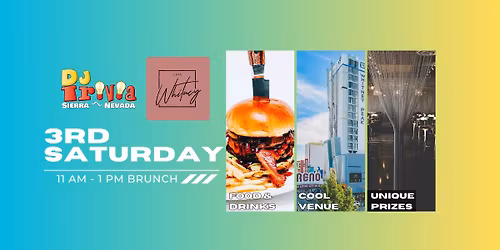 Cafe Whitney 3rd Saturday Brunch Trivia Game with DJ Trivia!