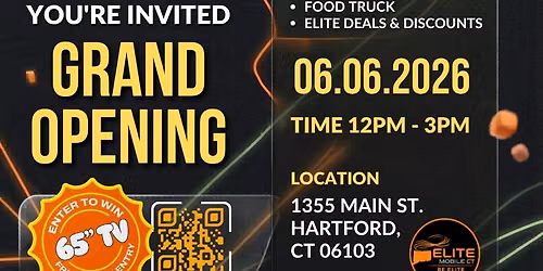 GRAND OPENING-ENTER TO WIN A 65" TV!