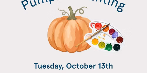 Pumpkin Painting at Chick-fil-A 