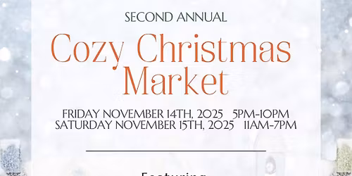 2nd Annual Cozy Christmas Market