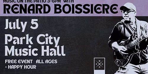 Free Music on the Patio ft. Renard Boissiere