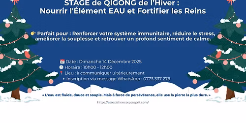 Stage de QIGONG