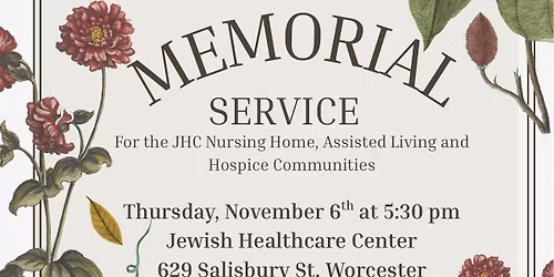 JHC Memorial Service