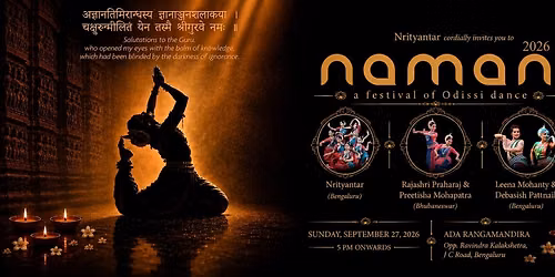 NAMAN 2026 .... a festival of Odissi dance