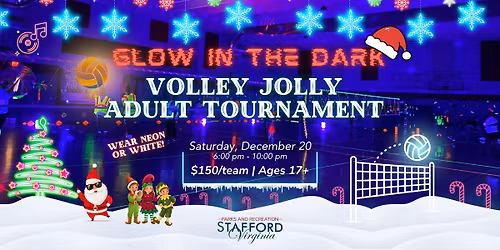 Adult Volley Jolly GLOW Tournament (Ages 17+)