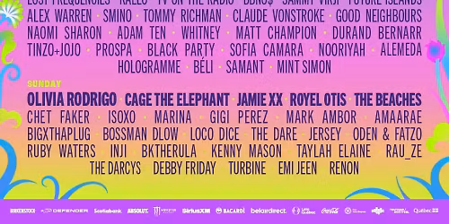 2026 Osheaga - 3 Day Pass at Parc Jean Drapeau