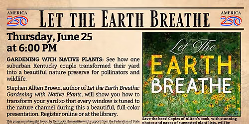 Let the Earth Breathe