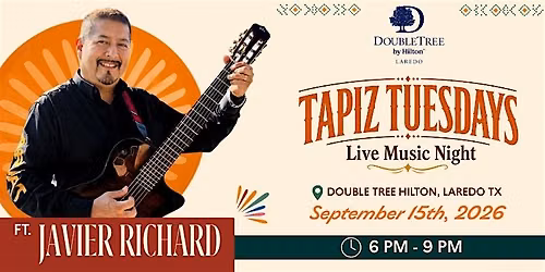 Live Music by Javier Richard - 15th Sep, 2026