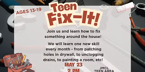 New Program - Teen Fix-It! 