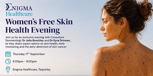 Know your skin: A free women's skin health evening