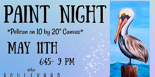 Pelican Canvas Paint Night