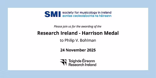 Awarding of the Research Ireland - Harrison Medal to Philip V. Bohlman