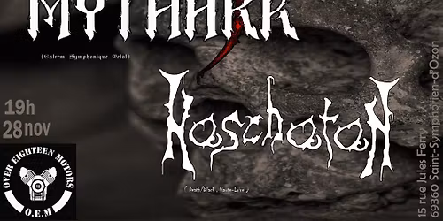 Concert Haschatan + Mythark | Overdrive Caf\u00e9 69360 St-Symphorien-d'Ozon