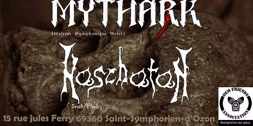 Concert Haschatan + Mythark | Overdrive Caf\u00e9 69360 St-Symphorien-d'Ozon