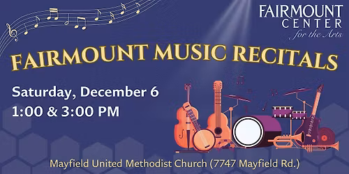 Fairmount Fall Music Recital - 3PM