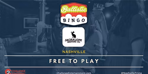 Monthly Ballastic Bingo Nights at Jackalope - Nashville