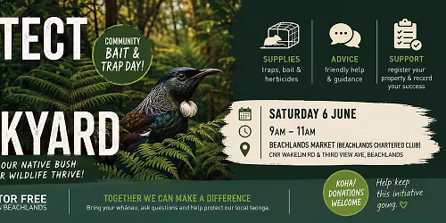 Protect Our Backyard \u2013 Beachlands Bait & Trap Day