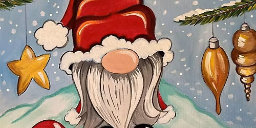 Paint Night for Adults_Boathouse Cafe, Kemptville ON_GNOME for the HOLIDAYS