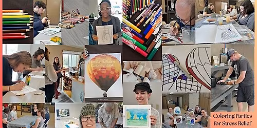 Coloring Party for Stress Relief