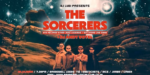 The Sorcerers (ATA Records) + DJ Andy Votel \/ exclusive northern show