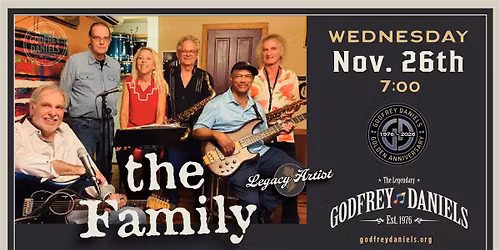 The Family \u2013 Formerly The Family of Strangers - Returning for a Night of Funk, Soul, and Rock