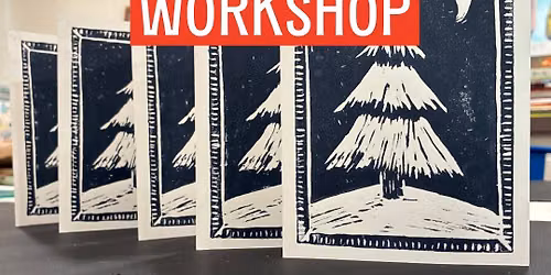 Block Printing Holiday Card Workshop