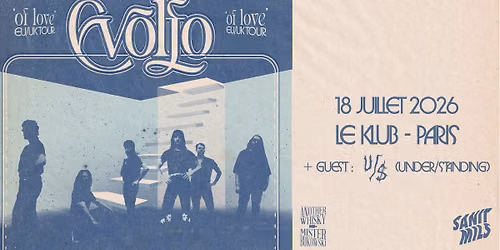 Evolfo (Psych Rock - Brooklyn, USA) @ Le Klub, Paris \/\/ 18.07.26