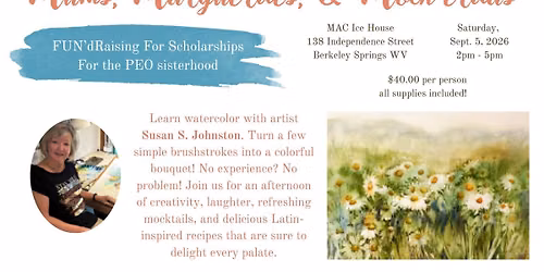 PEO Fundraiser: Mums, Marguerites & 'Mock'eritas!