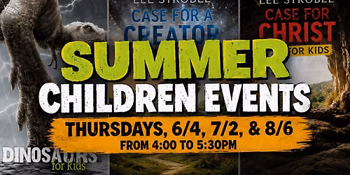 Sunday School Summer Book Club