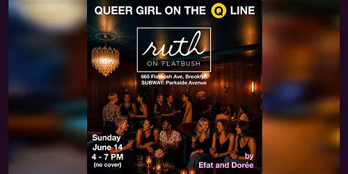 Queer Girl on the Q Line Party - It's Pride Month