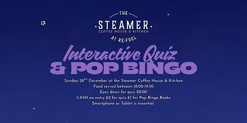 Quiz Night & Pop Bingo!