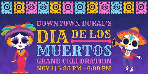Dia De Los Muertos In Downtown Doral