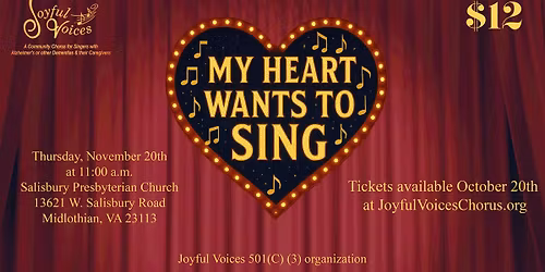 My Heart Wants to Sing Concert