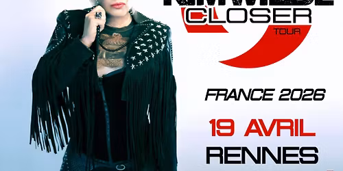 Kim Wilde \u2022 19\/04\/2026 \u2022 Le Libert\u00e9, Rennes