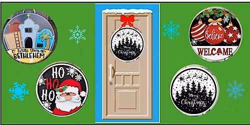 PAINT AND SIP AT AVIATOR BREW HUB               Wooden Door Hanger