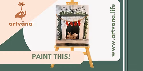 Artvana Paint & Sip art class at Top Rung Brewing Lacey December 2025