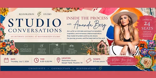 Studio Conversations: Inside the Process with Amanda Berg