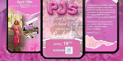 BLACK WOMEN IN BLOOM VISION BOARD PARTY