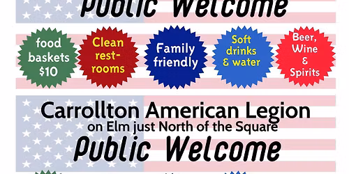 Come to the American Legion During Switchyard