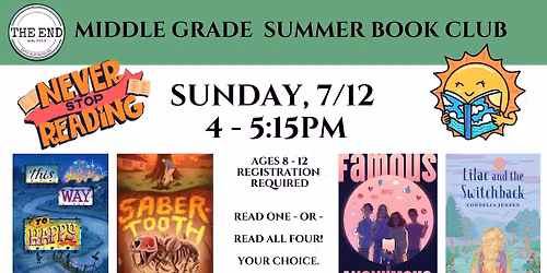 Middle Grade - Summer Book Club 