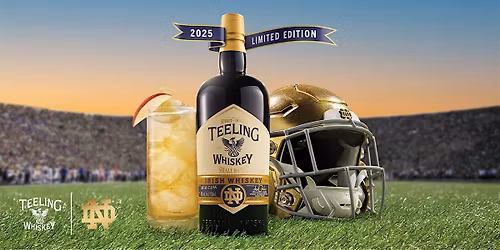 Teeling Irish Whiskey x Notre Dame Small Batch Bottle Engraving