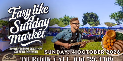 \ud83c\udf1e SUNDAY MARKET AT COUNTRY PUB \u2013 4 OCTOBER 2026\ud83c\udf1e