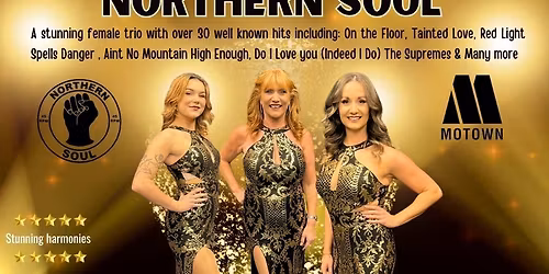 A Night of Motown & Northern Soul - Belle Voix Trio - BOLTON - 28th November 2025