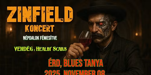 ZINFIELD koncert \u00c9rden a Blues tany\u00e1n. Vend\u00e9g: Healin' Scars