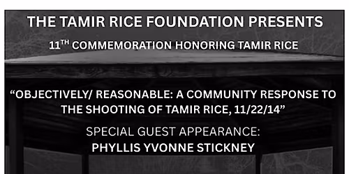 Honoring Tamir Rice: 11th Commemoration Theater Production