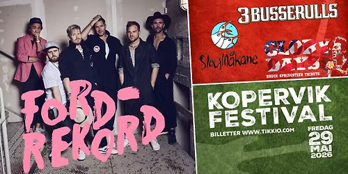 Kopervik Festival 2026 - Fredag 29 Mai
