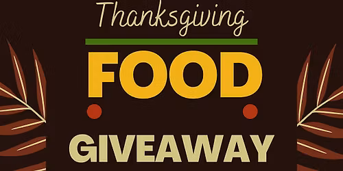 Thanksgiving Food Giveaway