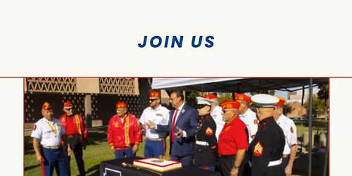 USMC 250th Bday Ceremony at Az Capitol 