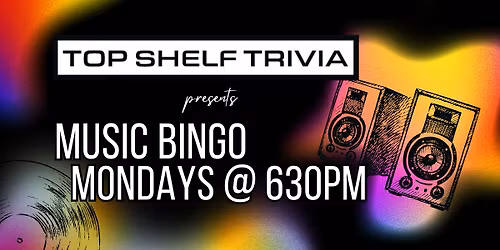 It's Music Bingo Night at Sawmill II (in Greensboro, NC)!