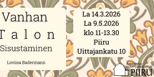 Vanhan talon sisustaminen -luento